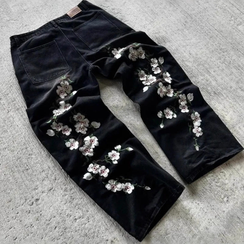 American Retro Street Loose Jeans - Lootquake
