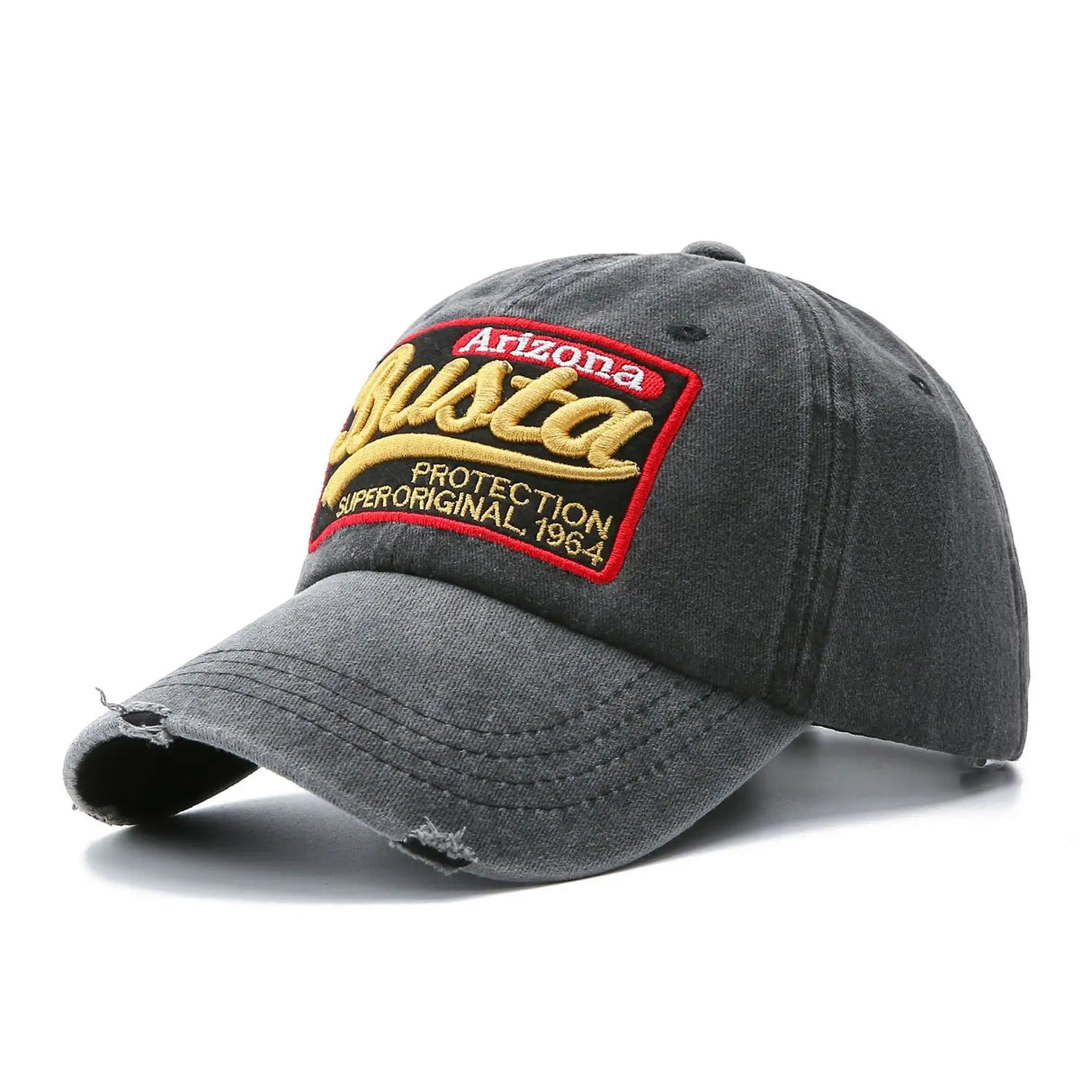 Washed Baseball Cap Patch Letters Hat - Lootquake