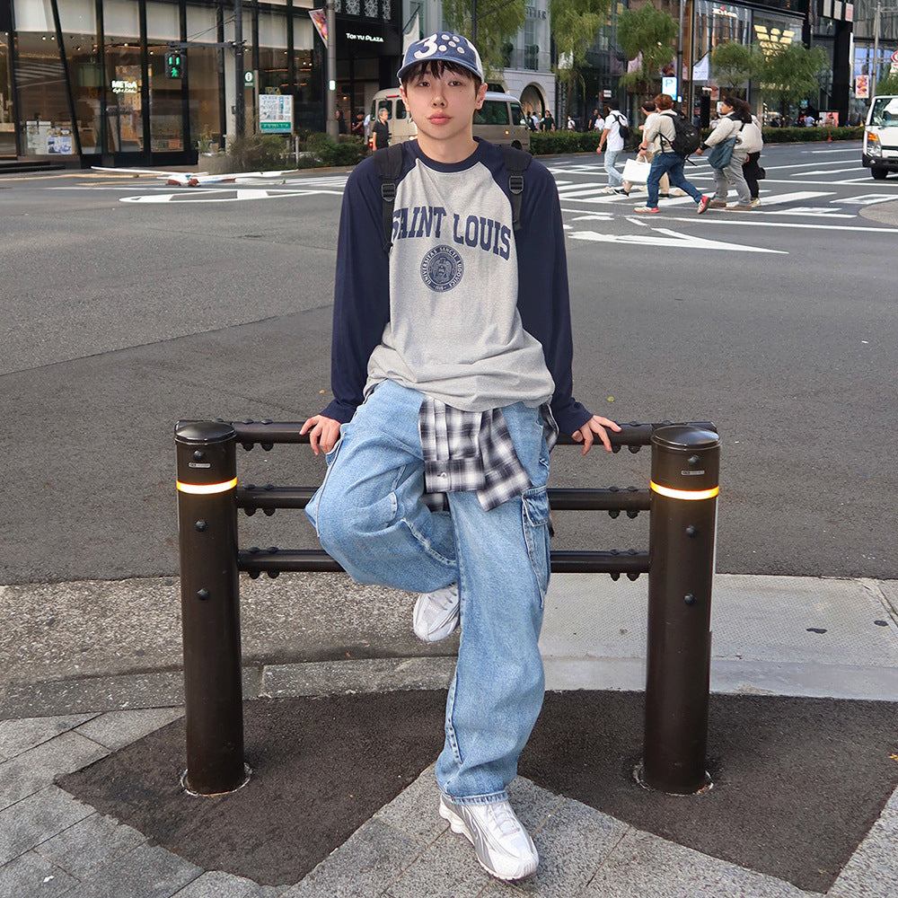 Workwear Straight Jeans Men's Spring Loose - Lootquake