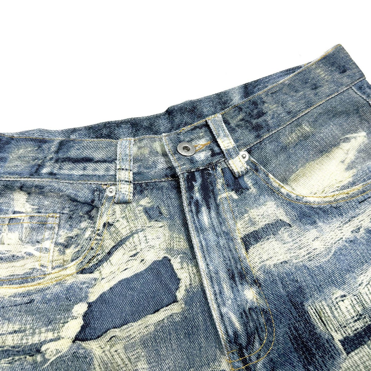 American Street Fashion Ripped Cool Loose Denim Trousers - Lootquake