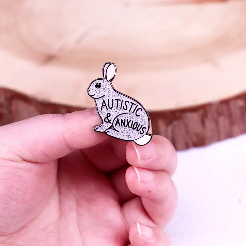 Cute Rabbit Brooch For Autism And Anxiety - Lootquake