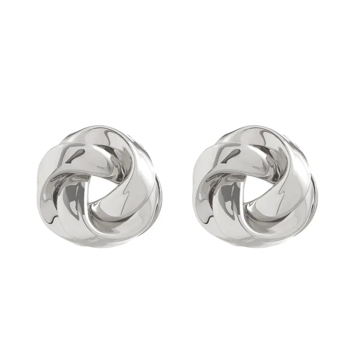 All-match Twisted Alloy Stud Earrings For Women - Lootquake