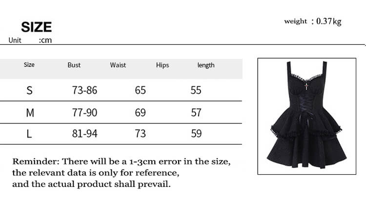 Vestido de fiesta gótico de poliéster de doble capa