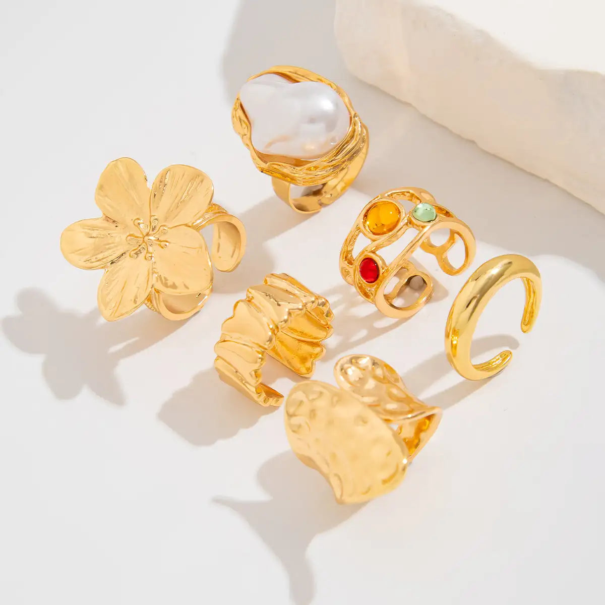 French Style Baroque Pearl Ring - Lootquake