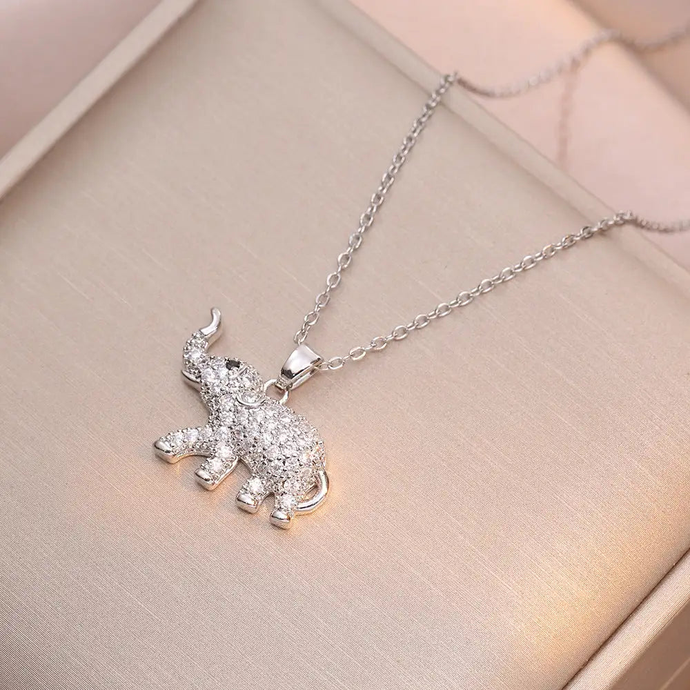 European And American Personalized Fashion Zircon Animal Necklace - Lootquake
