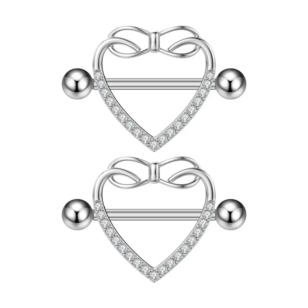 Fashion Zircon Adhesive Nail Piercing Jewelry - Lootquake