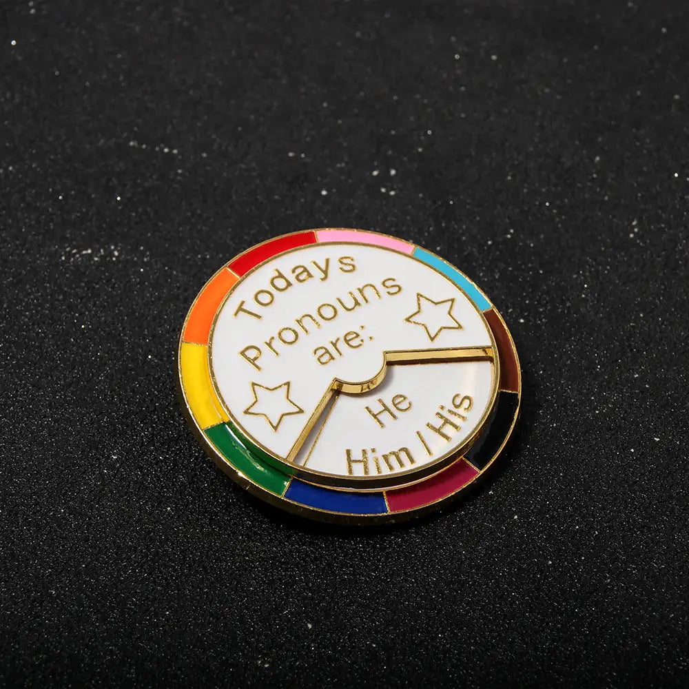 Daily Plural Select Rainbow Brooch Keychain - Lootquake