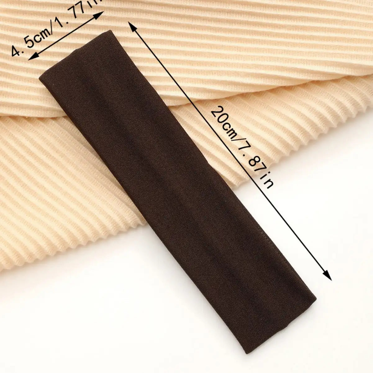 European And American Hot Solid Color Hair Band High Elastic Sports - Lootquake