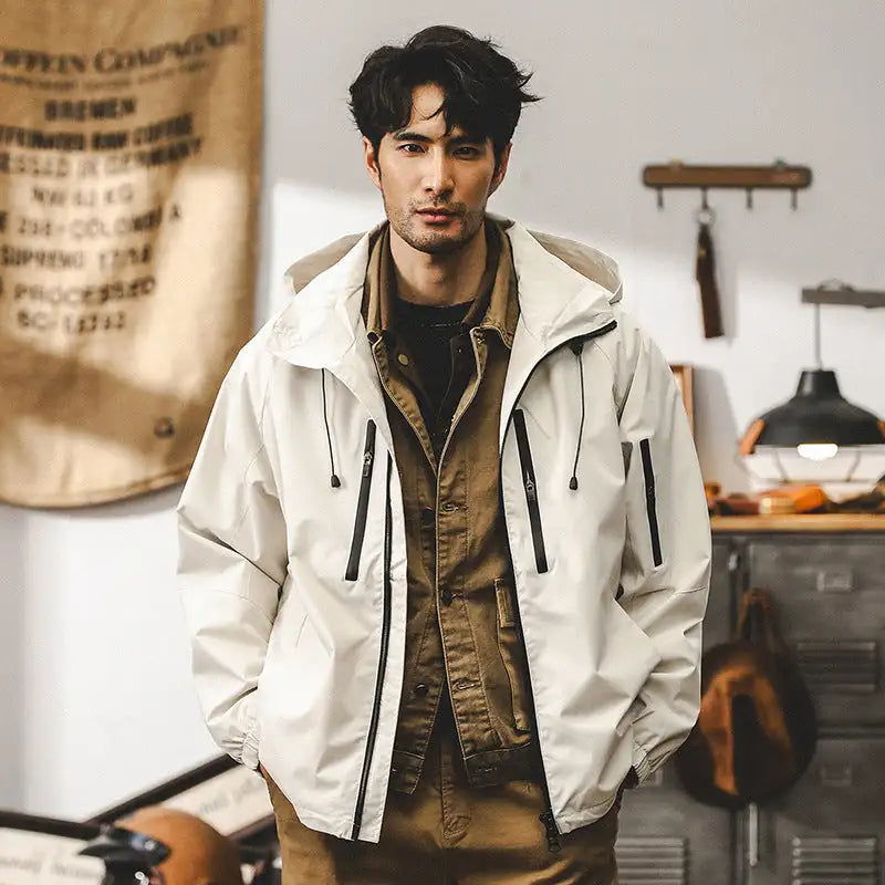 American Retro Outdoor Outdoor Jacket Coat Men - Lootquake