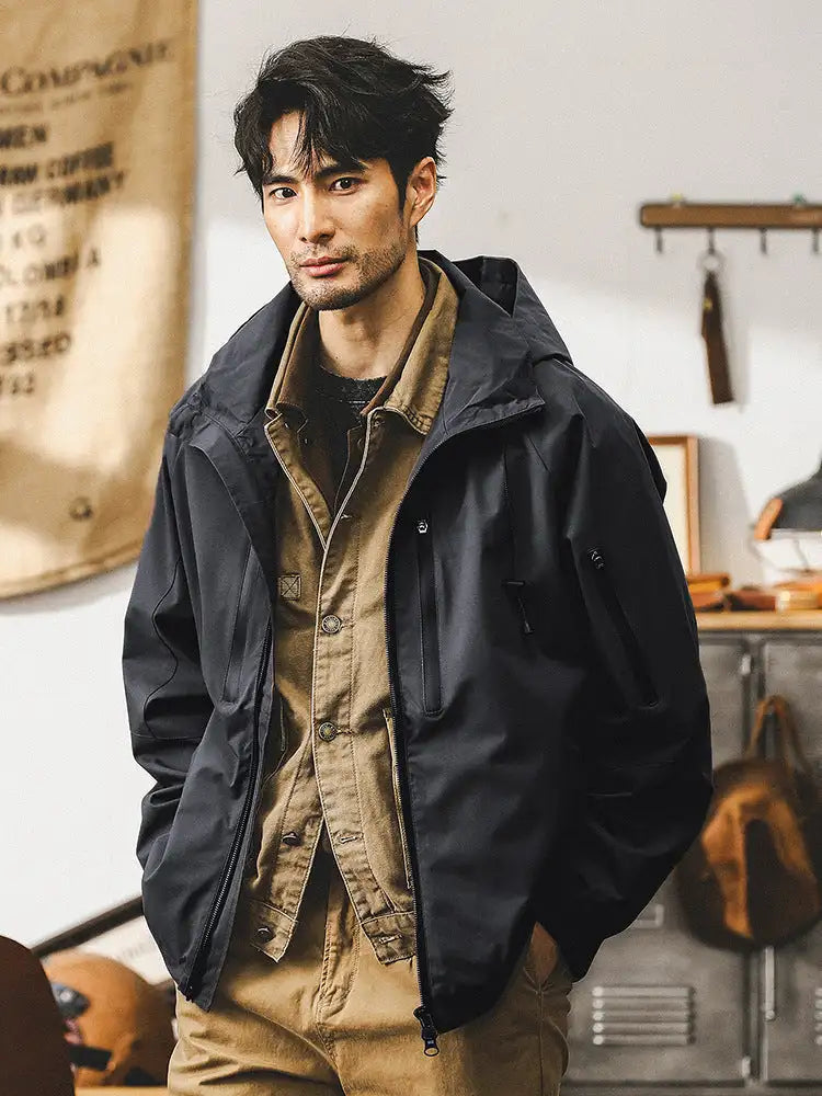 American Retro Outdoor Outdoor Jacket Coat Men - Lootquake