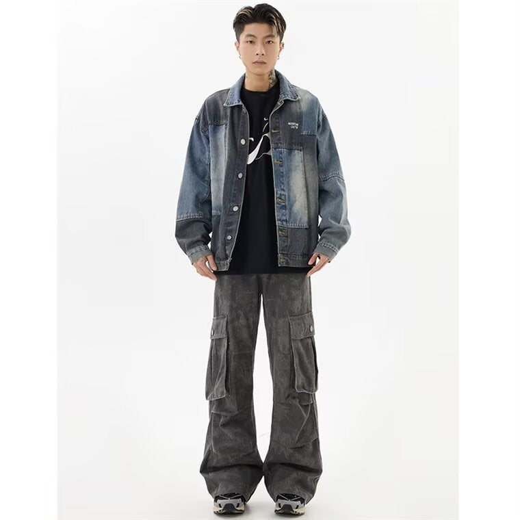 High Street Pu Shuai Camouflage Slacks Male Autumn Trousers - Lootquake