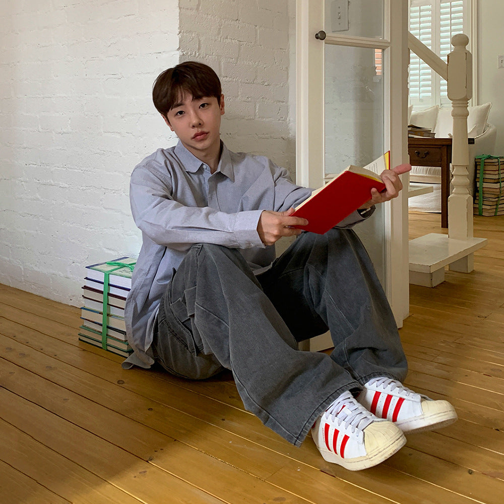 Workwear Straight Jeans Men's Spring Loose - Lootquake