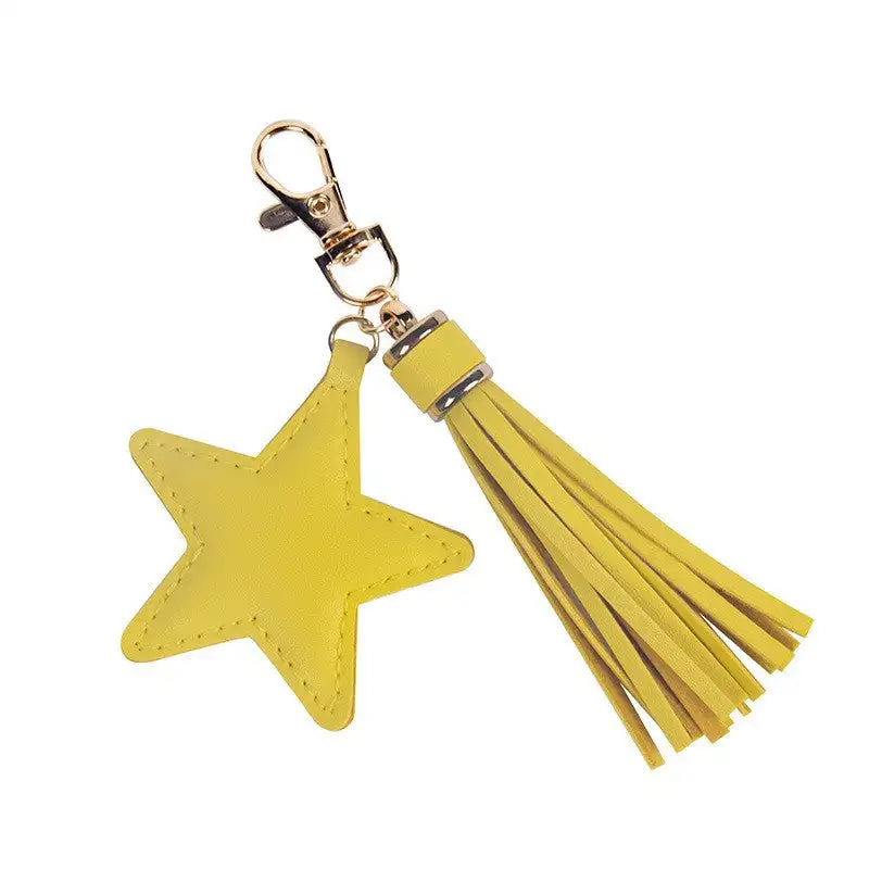 Creative Pentagram Tassel Tassel Luggage Keychain - Lootquake