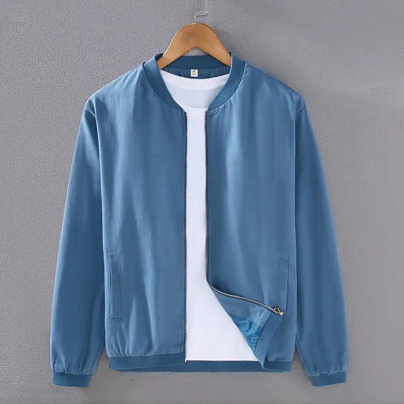 Solid Color Simple Jacket Men's Autumn Lightweight - Lootquake