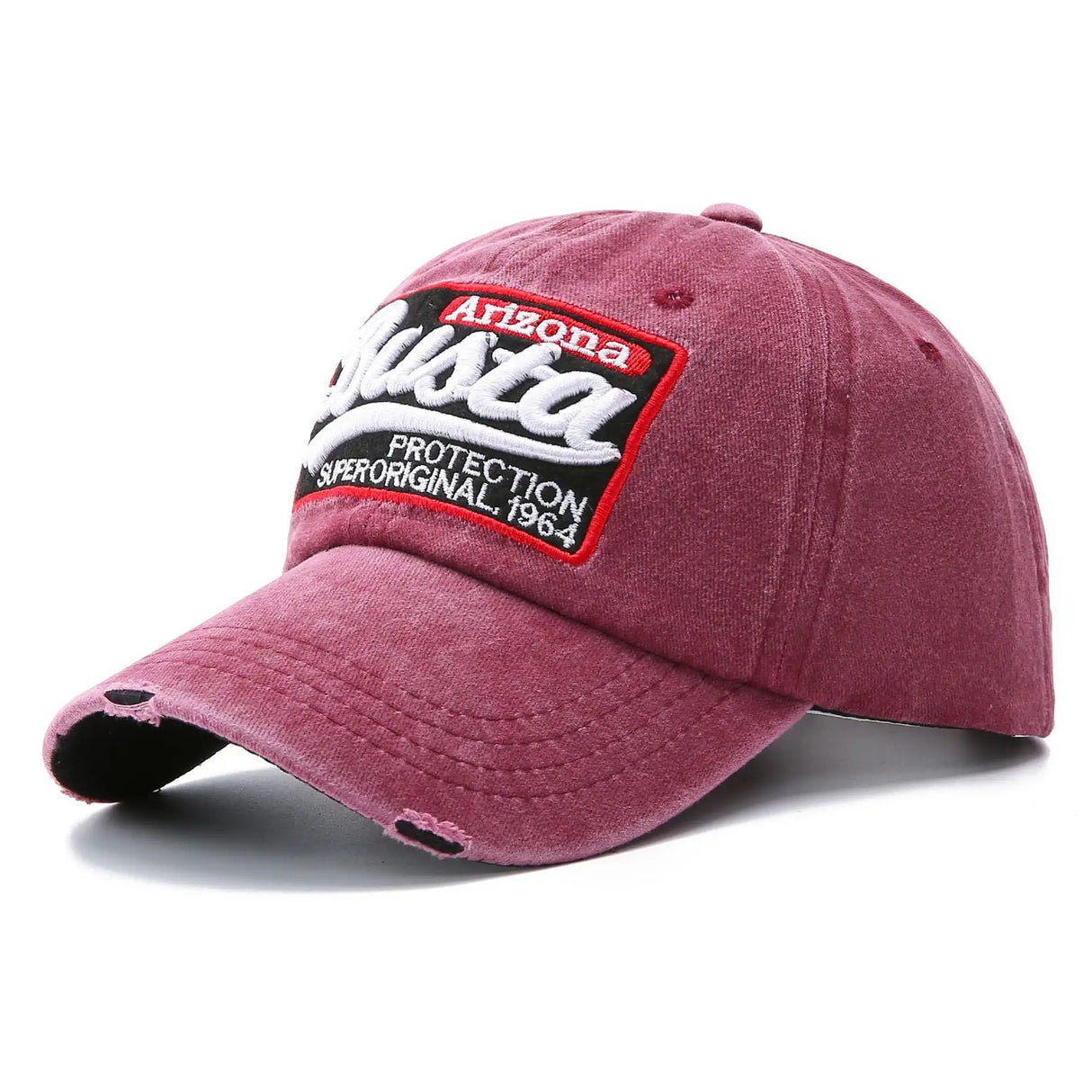 Washed Baseball Cap Patch Letters Hat - Lootquake