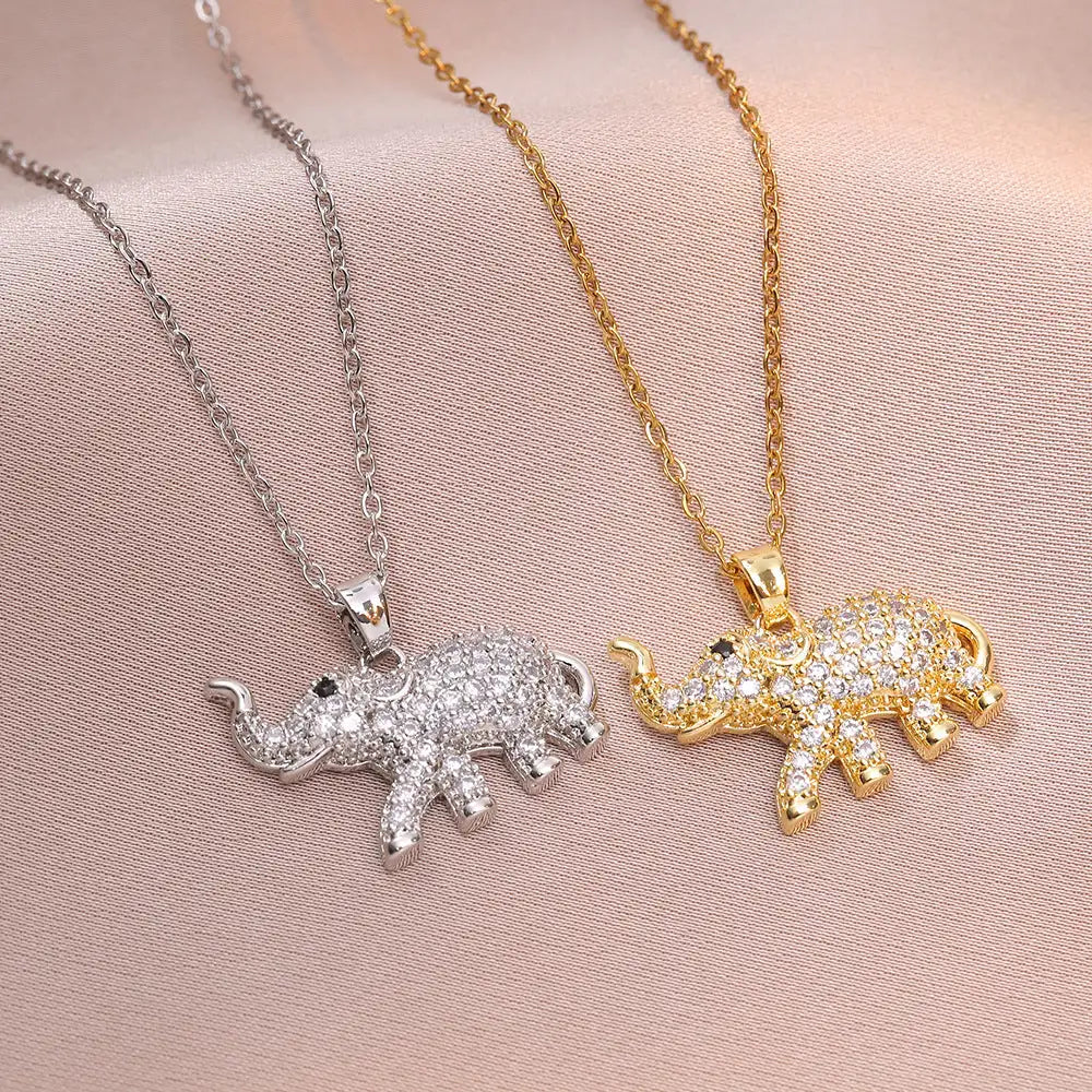 European And American Personalized Fashion Zircon Animal Necklace - Lootquake