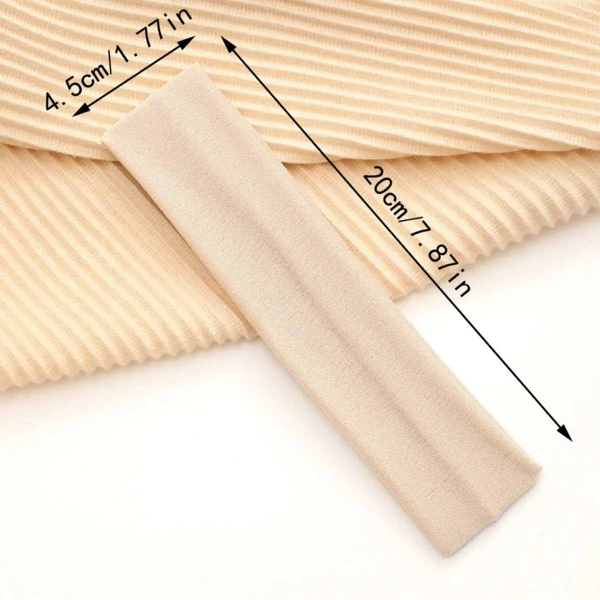 European And American Hot Solid Color Hair Band High Elastic Sports - Lootquake