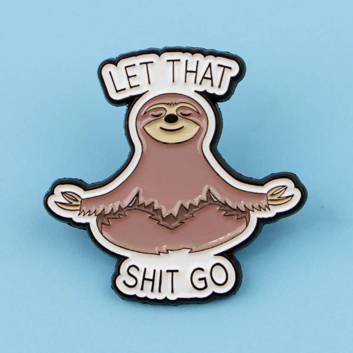 Brooch Cartoon Golden M Badge Creative English Letters - Lootquake