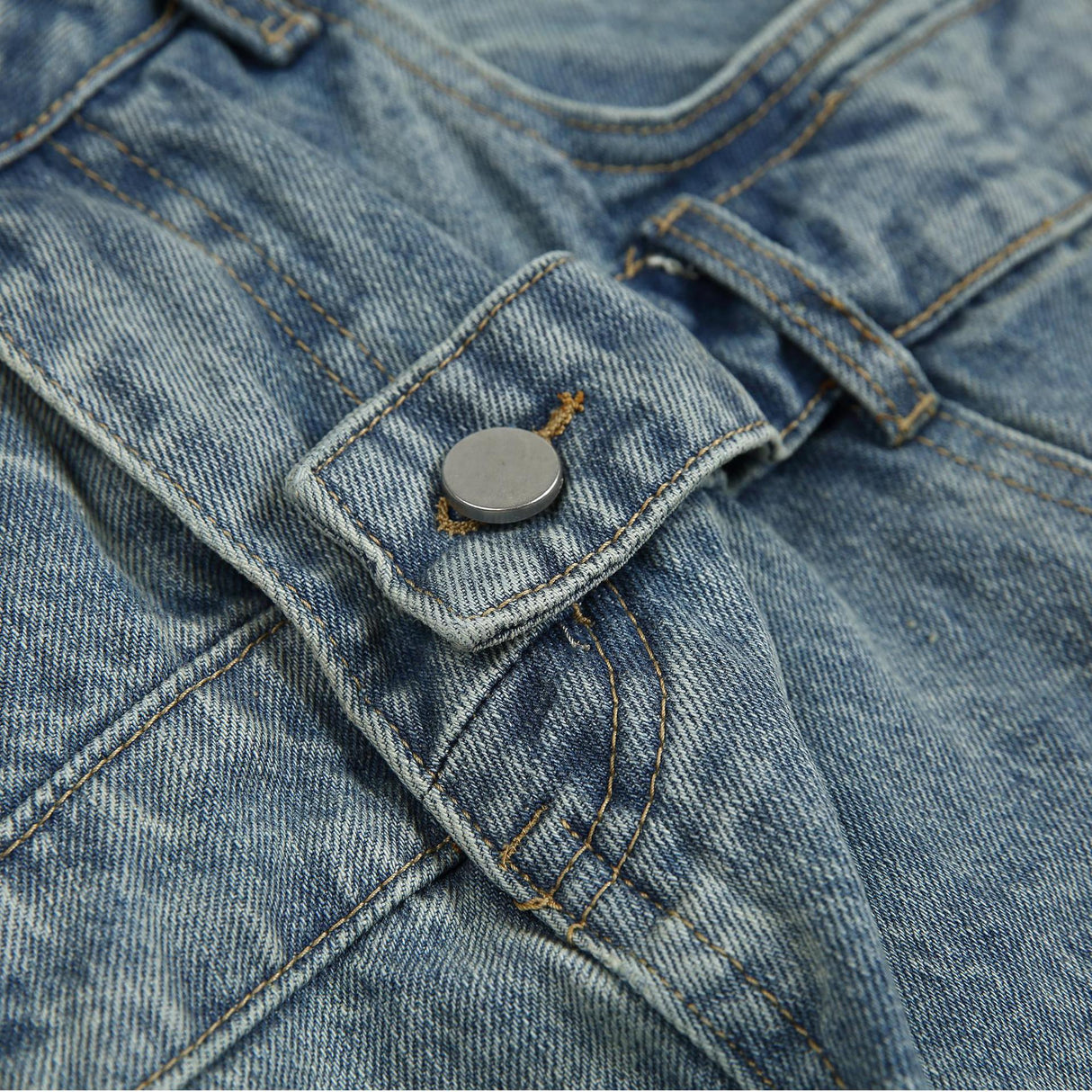 Double Waist Design Loose Leisure Workwear Trousers - Lootquake