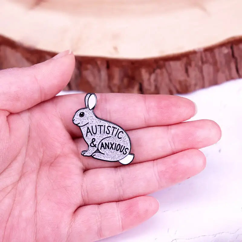 Cute Rabbit Brooch For Autism And Anxiety - Lootquake