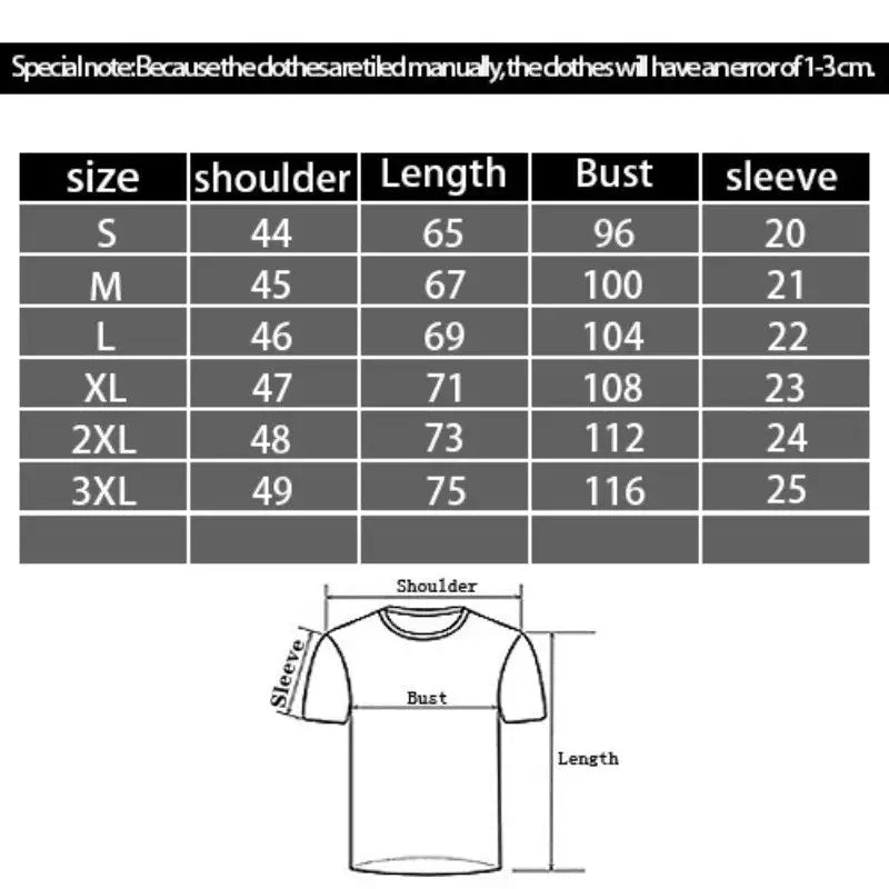 Men's 3D Digital Printing Casual Round Neck Short Sleeves T-shirt - Lootquake