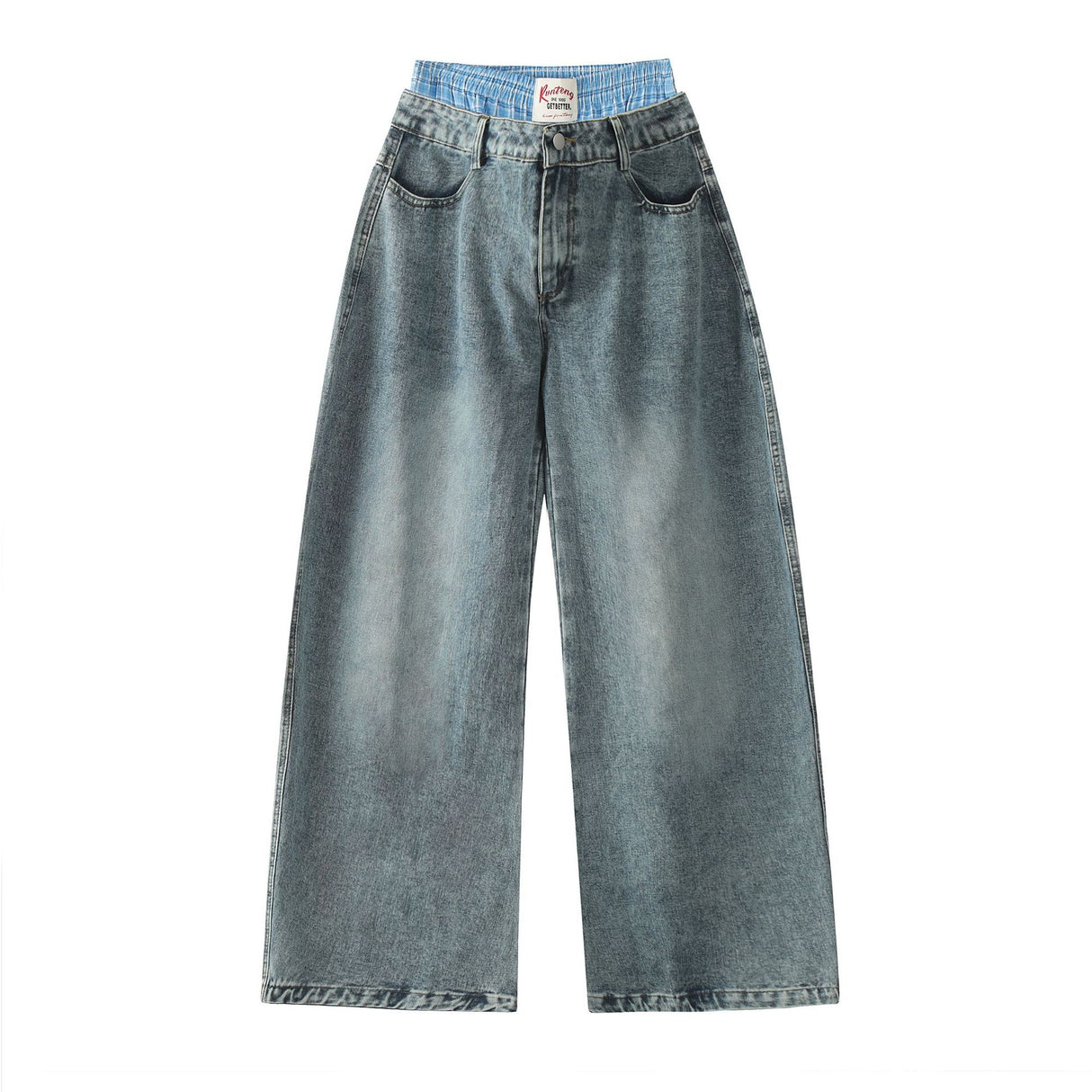 Washed Old Cotton Straight New 2024 Autumn Street Men's Jeans - Lootquake