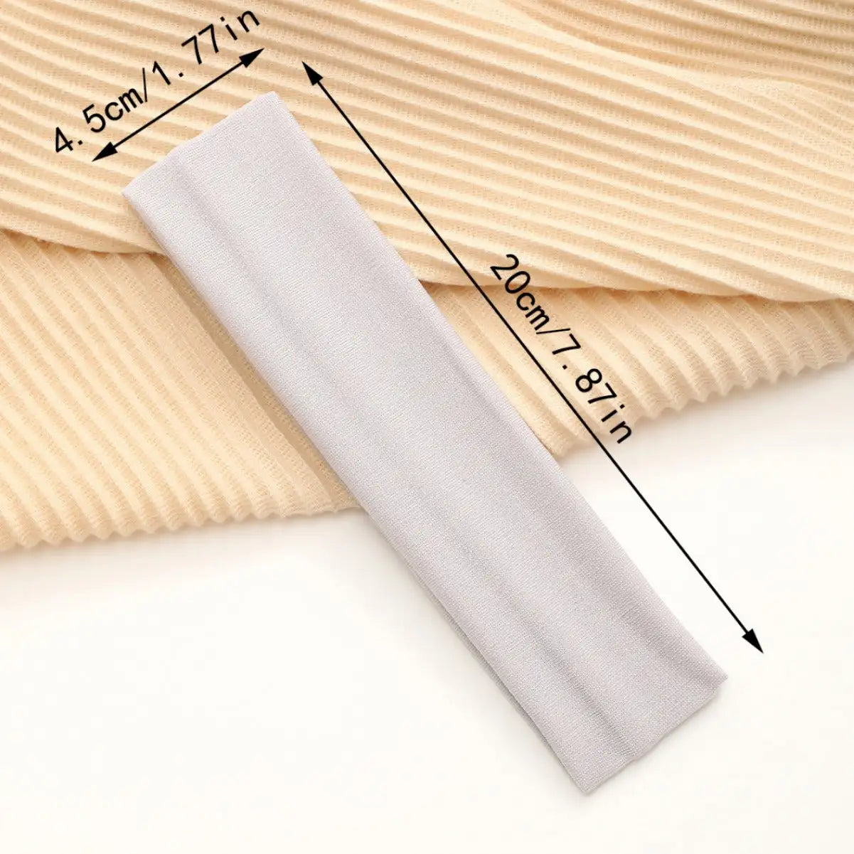 European And American Hot Solid Color Hair Band High Elastic Sports - Lootquake