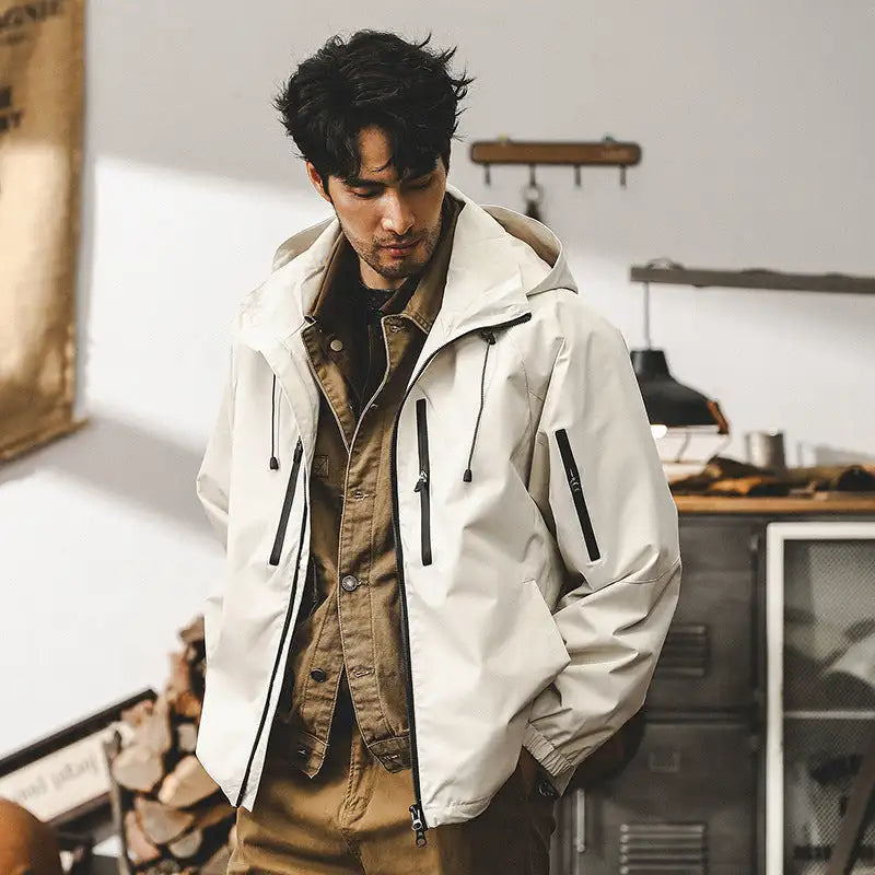 American Retro Outdoor Outdoor Jacket Coat Men - Lootquake