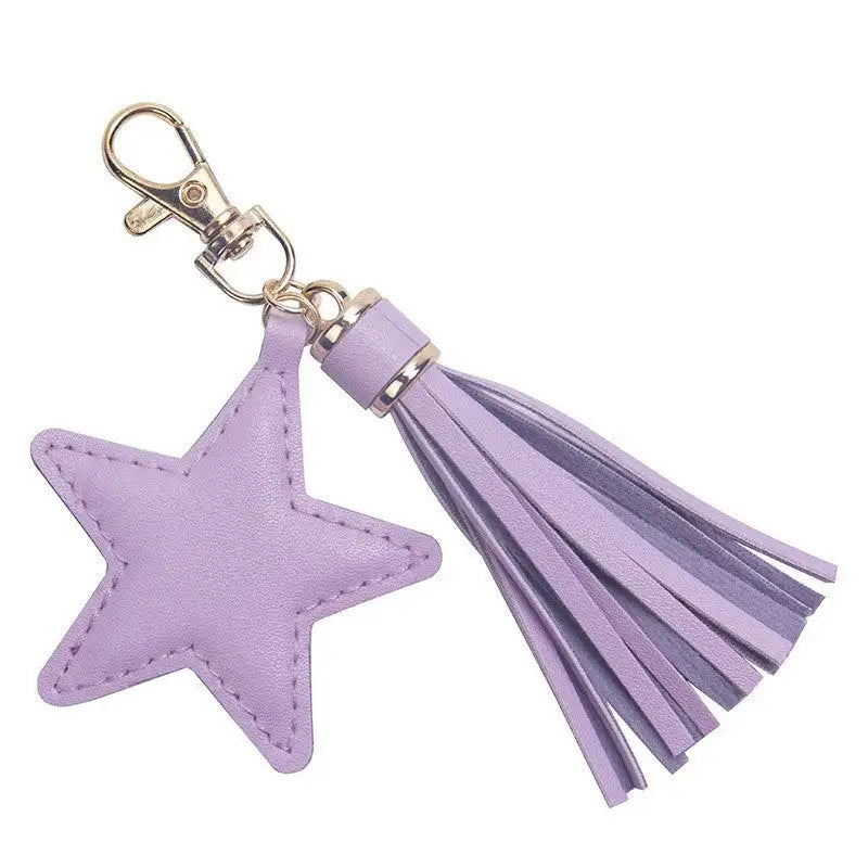 Creative Pentagram Tassel Tassel Luggage Keychain - Lootquake