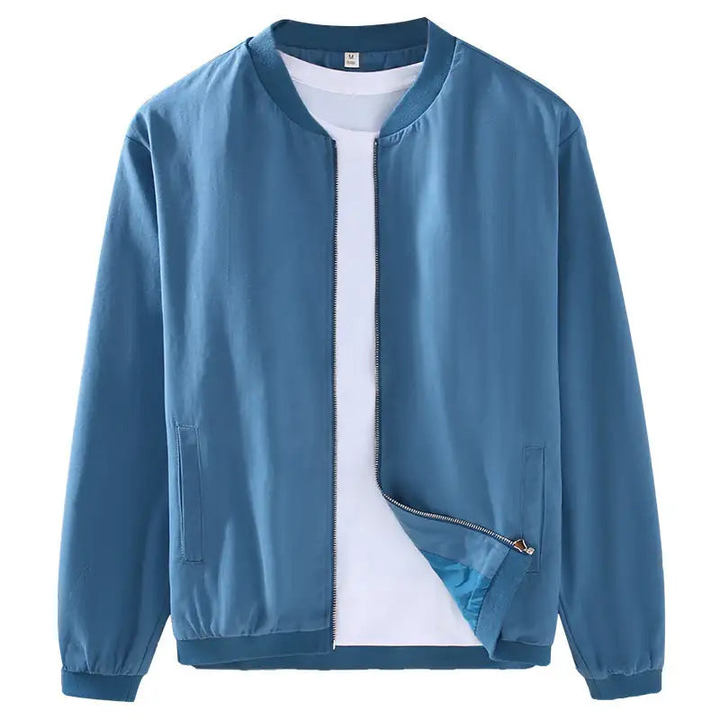Solid Color Simple Jacket Men's Autumn Lightweight - Lootquake