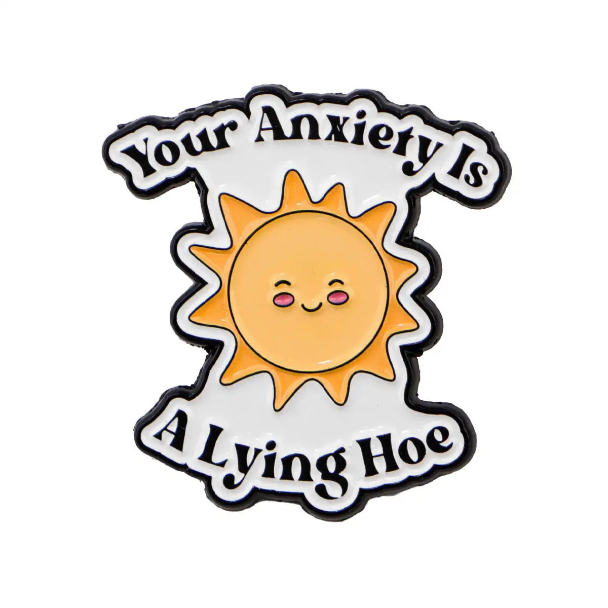 Brooch Cartoon Golden M Badge Creative English Letters - Lootquake