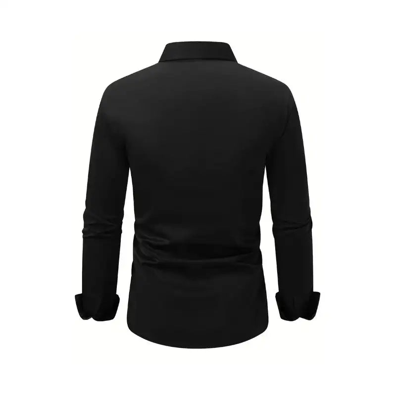 Men's Long Sleeve Business Formal Wear Slim Fit Shirt - Lootquake