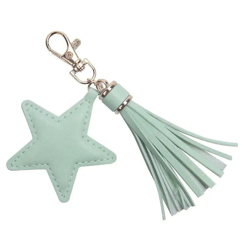 Creative Pentagram Tassel Tassel Luggage Keychain - Lootquake