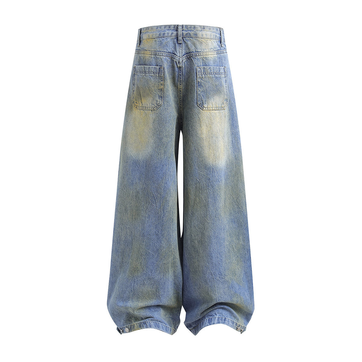 Fashion Brand Deconstruction Stitching Design Wide-leg Trousers - Lootquake