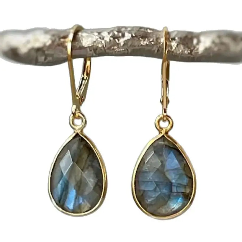 Crystal Crystal Clear Eardrops Beautiful Fashion Graceful Earrings - Lootquake