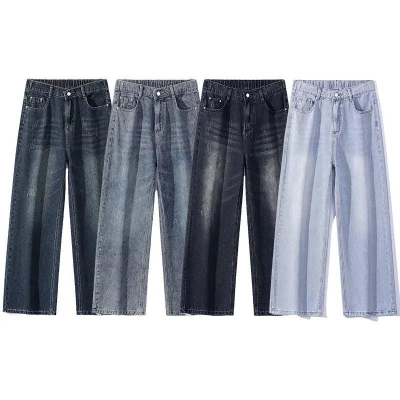 American Retro Straight Jeans Men's All-match Casual - Lootquake