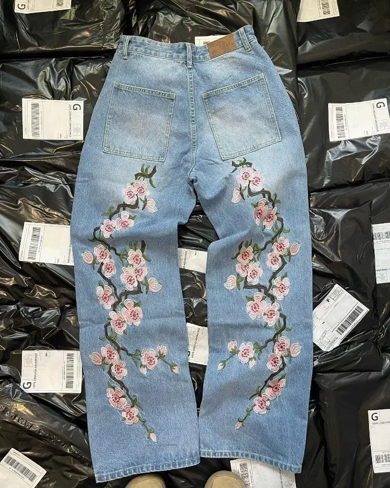 American Retro Street Loose Jeans - Lootquake