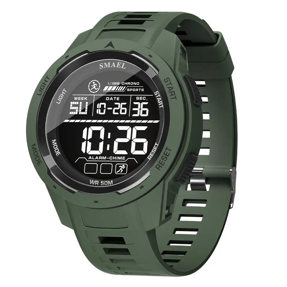 Electronic Watch LED Luminous Digital Display Outdoor Sports - Lootquake