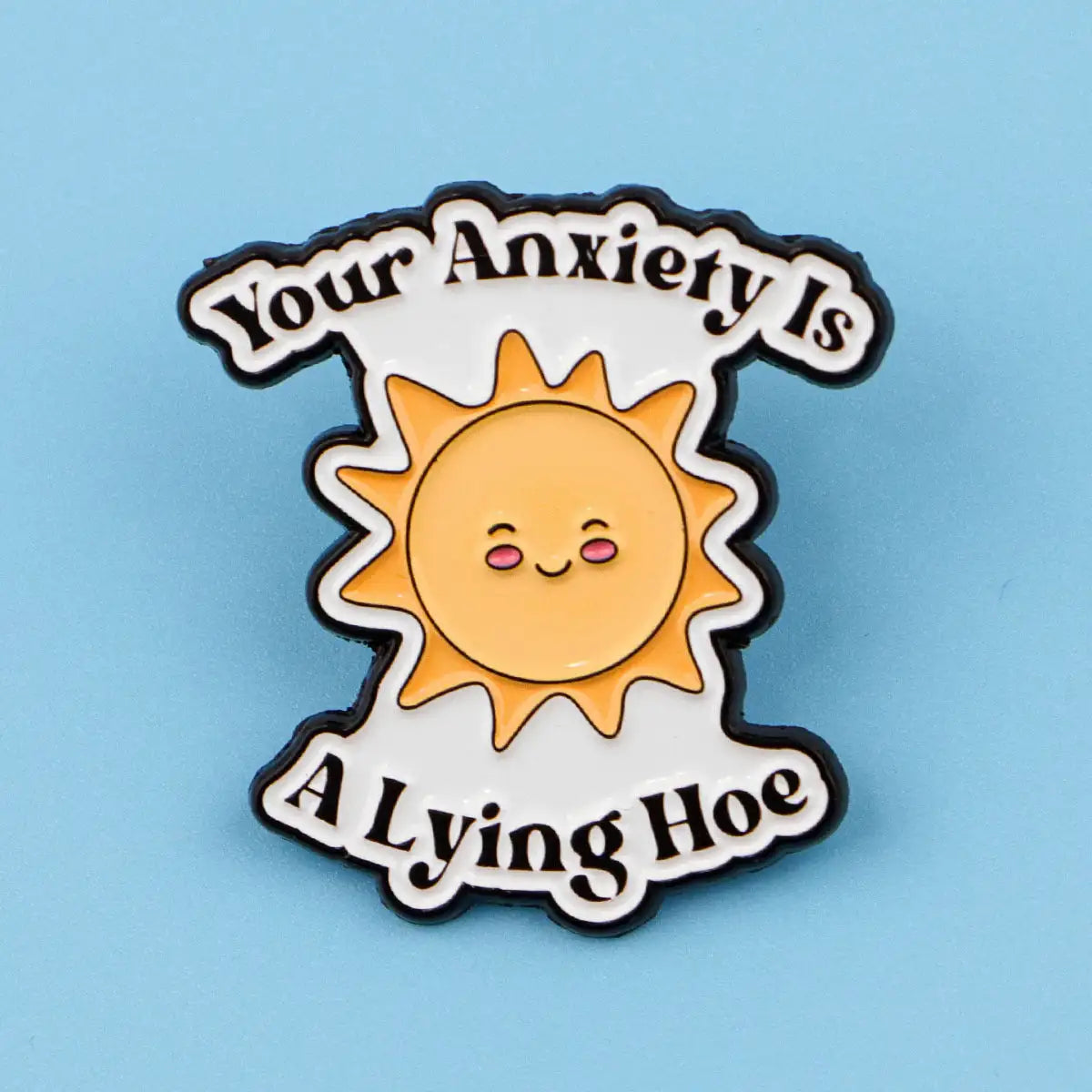 Brooch Cartoon Golden M Badge Creative English Letters - Lootquake