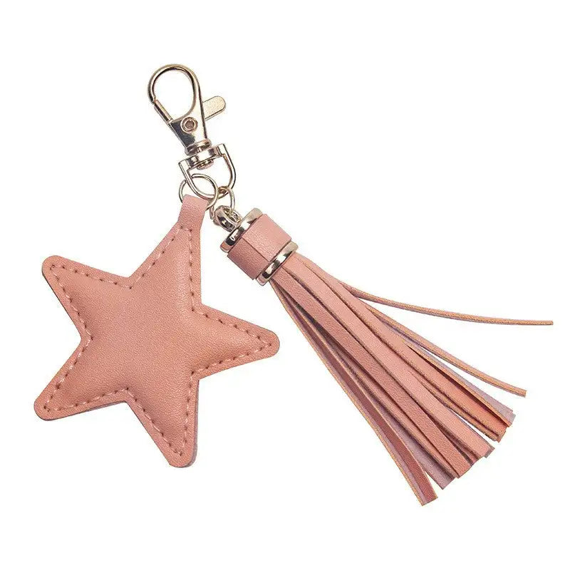 Creative Pentagram Tassel Tassel Luggage Keychain - Lootquake