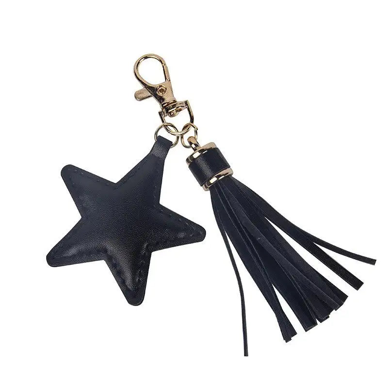 Creative Pentagram Tassel Tassel Luggage Keychain - Lootquake
