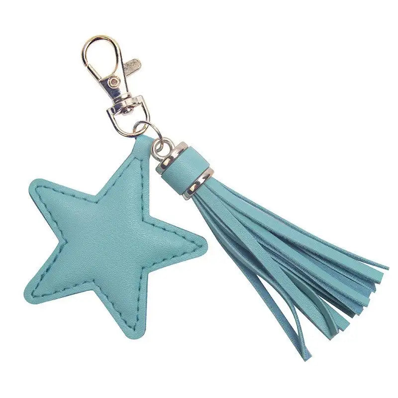 Creative Pentagram Tassel Tassel Luggage Keychain - Lootquake
