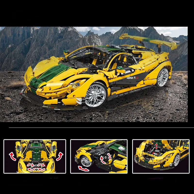 Building Blocks Sports Car Children's Assembled Toys - Lootquake