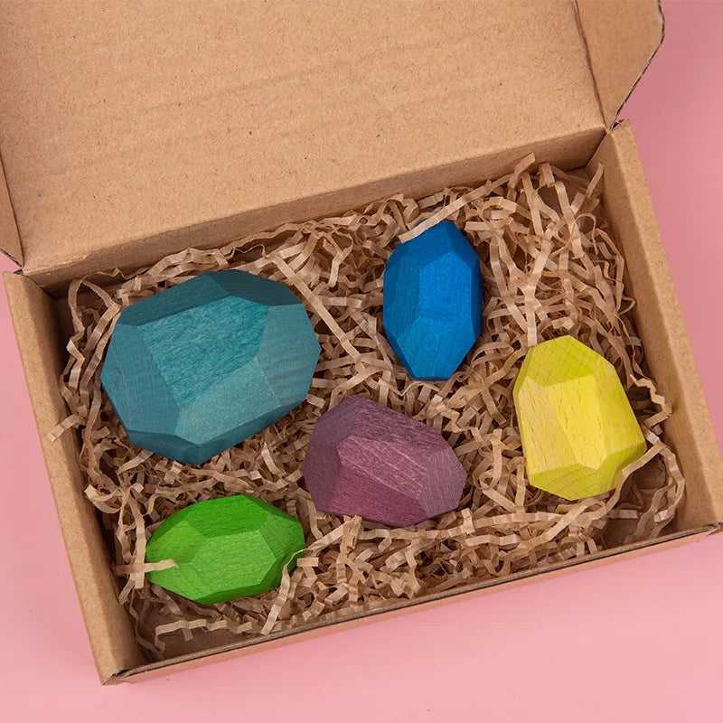 Children's colorful Jagged Stone Toys - Lootquake