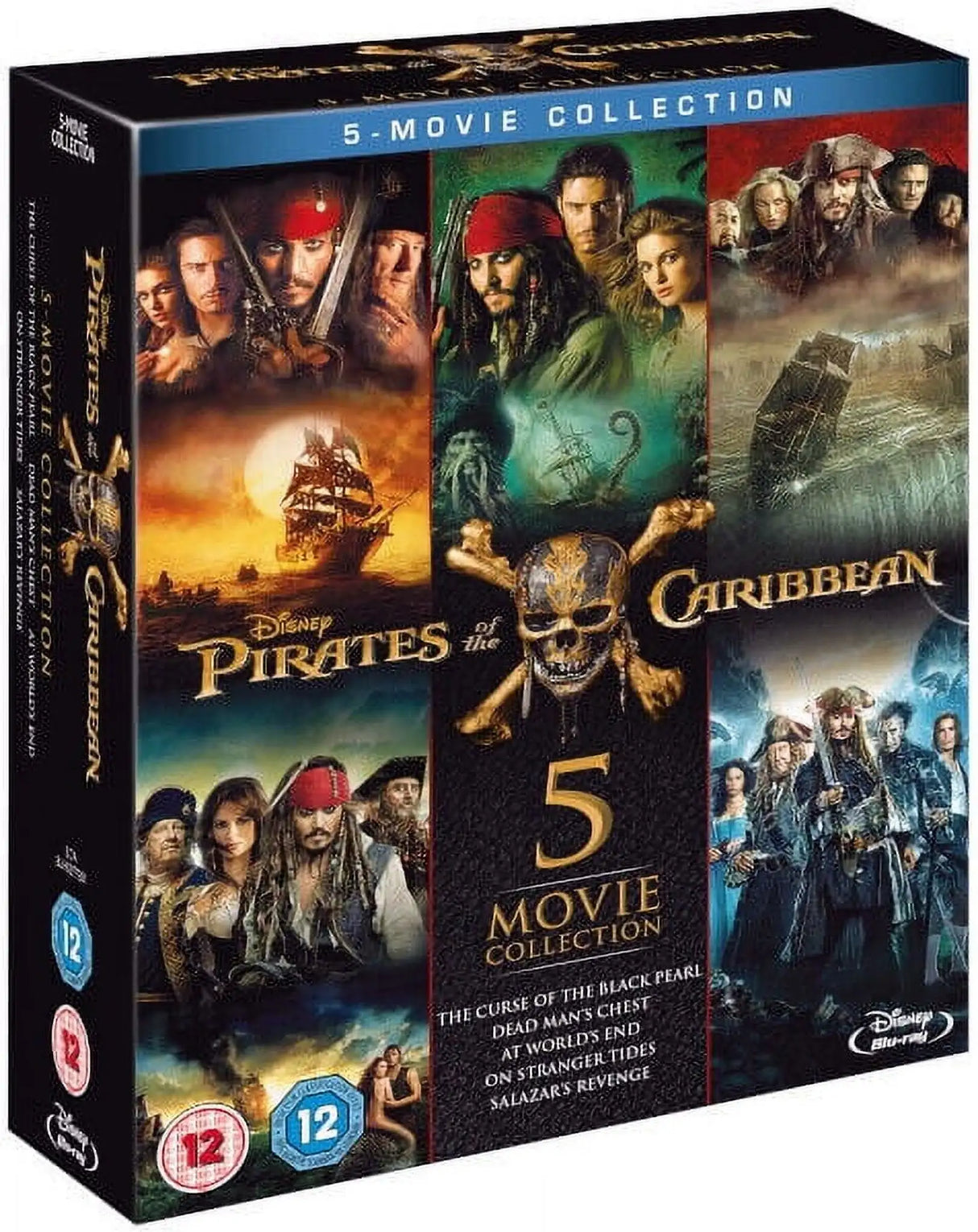 PIRATES OF THE CARIBBEAN 1-5 Complete All 5-Movie Collection - Lootquake