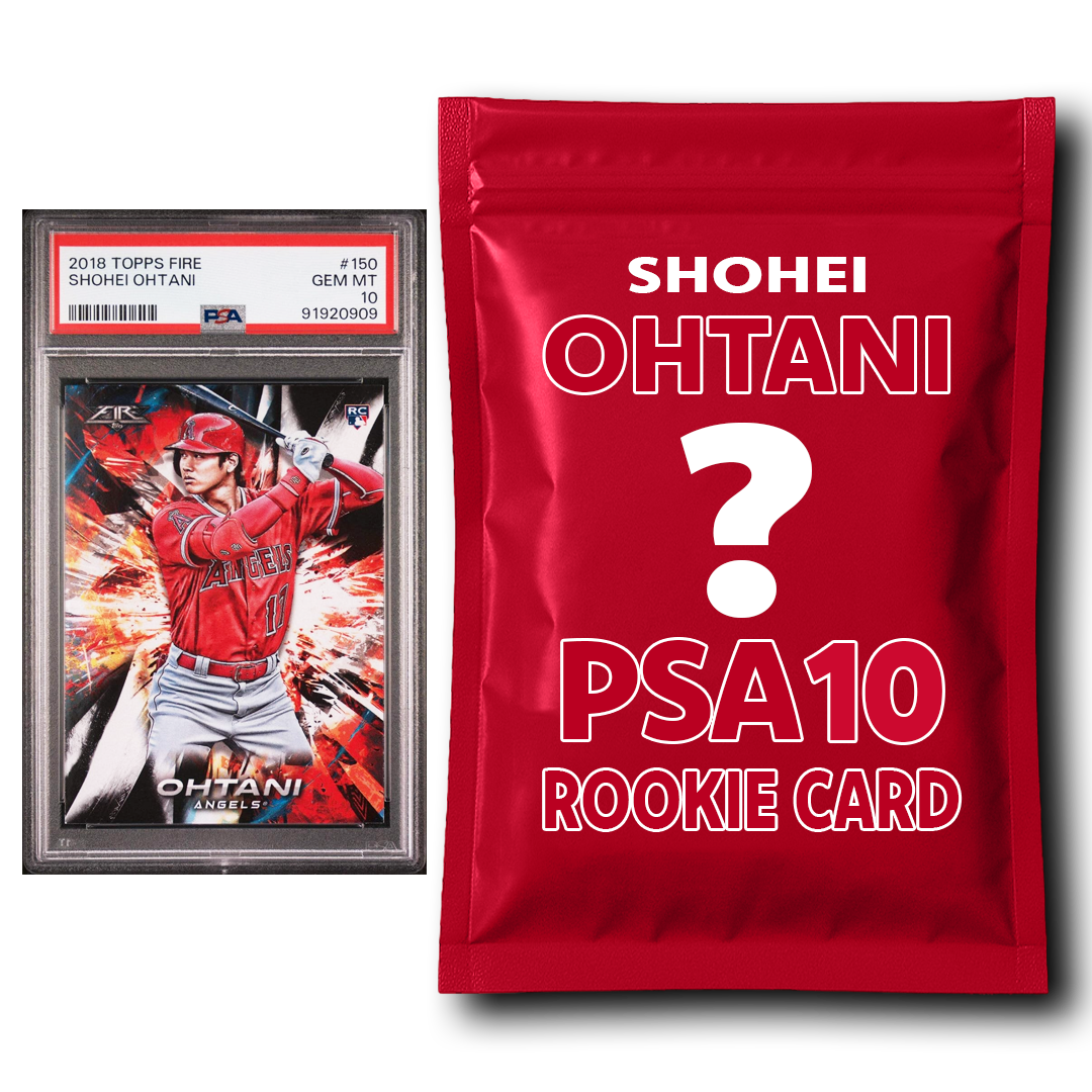 Shohei Ohtani PSA 10 Graded Rookie Baseball Card Mystery Pack