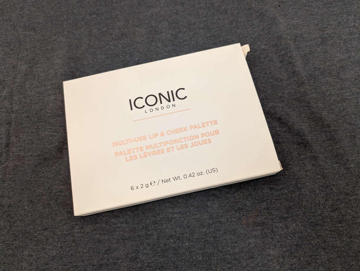 NEW IN BOX Iconic London Multi-Use Lip and Cheek Makeup Palette