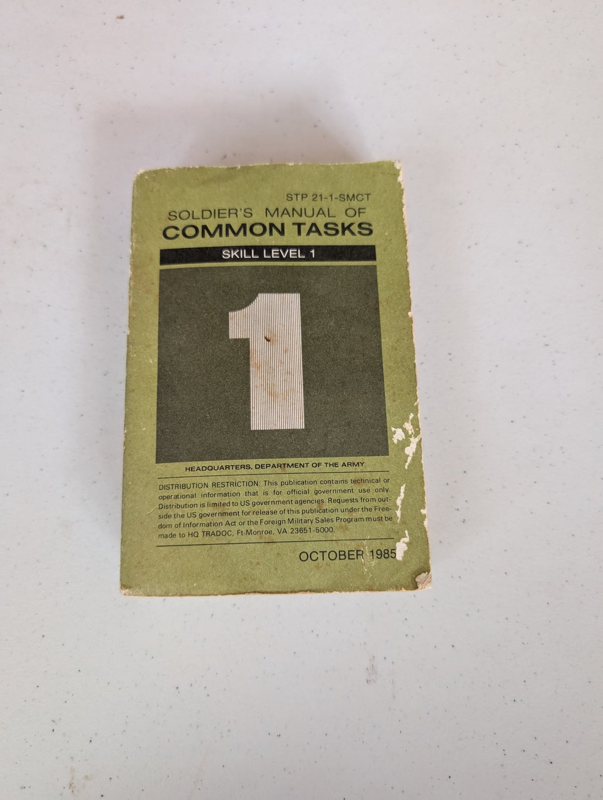 1985 Soldier's Manual of Common Tasks STP 21-1-SMCT, Skill Level 1