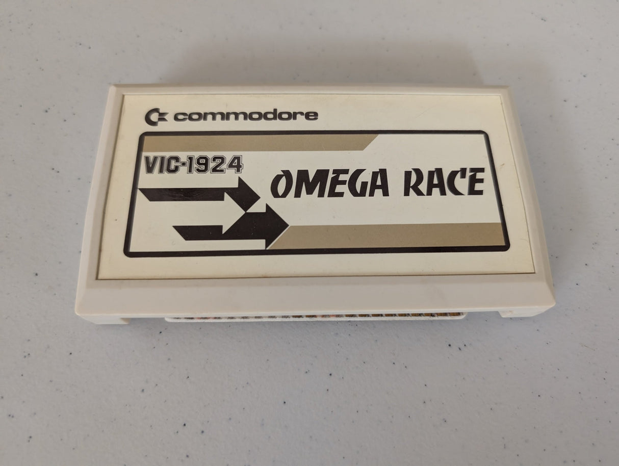 Omega Race Game Cartridge for Commodore Vic 20