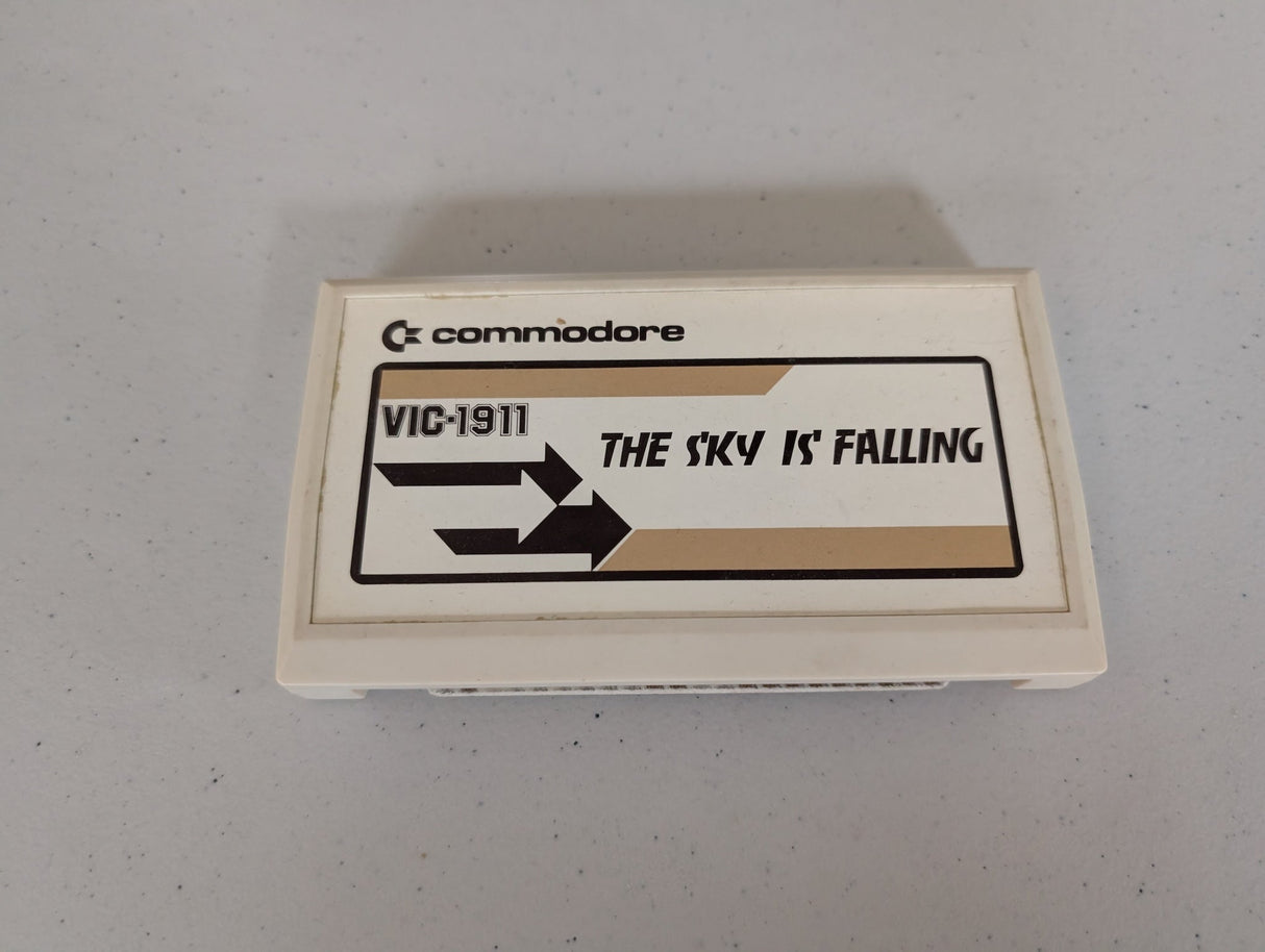 The Sky Is Falling Vic-20 for Commodore Video Game Cartridge VIC-1911